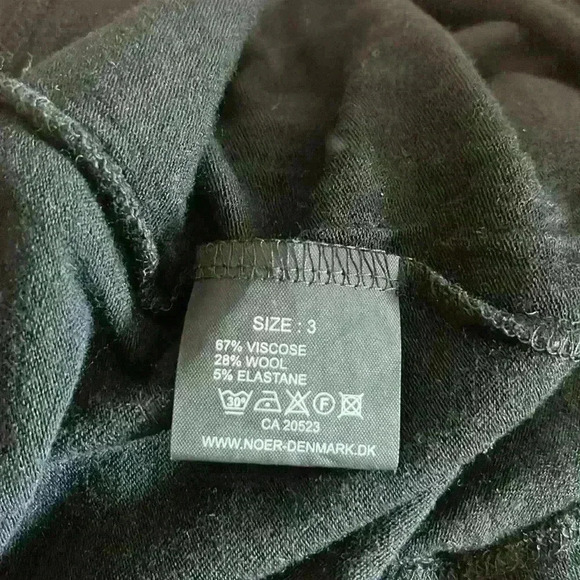 Front twist Draped Midi Stretch Classic Dress Timeless Ruched Boho Lagenlook NÖR - Picture 6 of 7